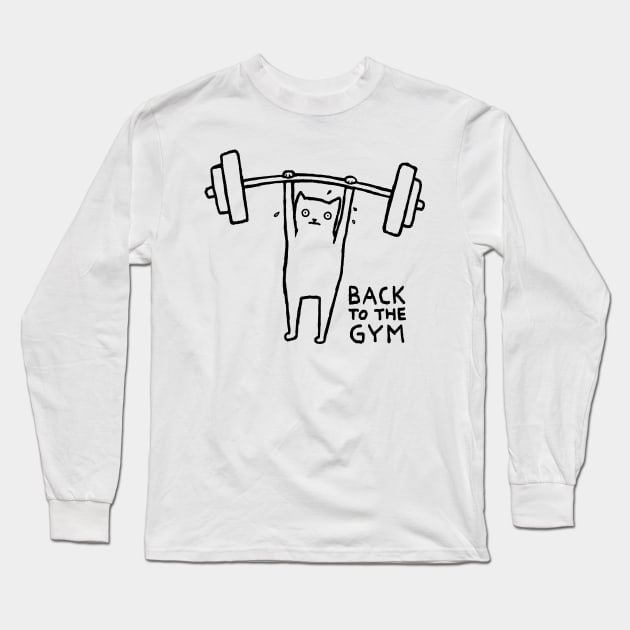 Back to the Gym Long Sleeve T-Shirt by FoxShiver